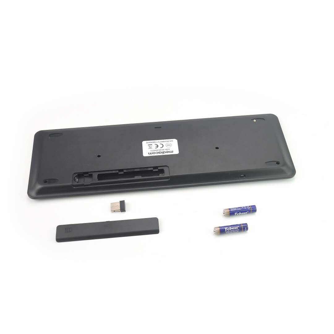 2.4G Wireless Media Keyboard Mouse Combo with Big Mouse Touchpad Multi Touch Function