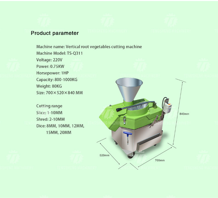 1000KG/H 80KG Multi-function vegetable cutting machine apple dragon fruit slice machine vertical lemon slicer