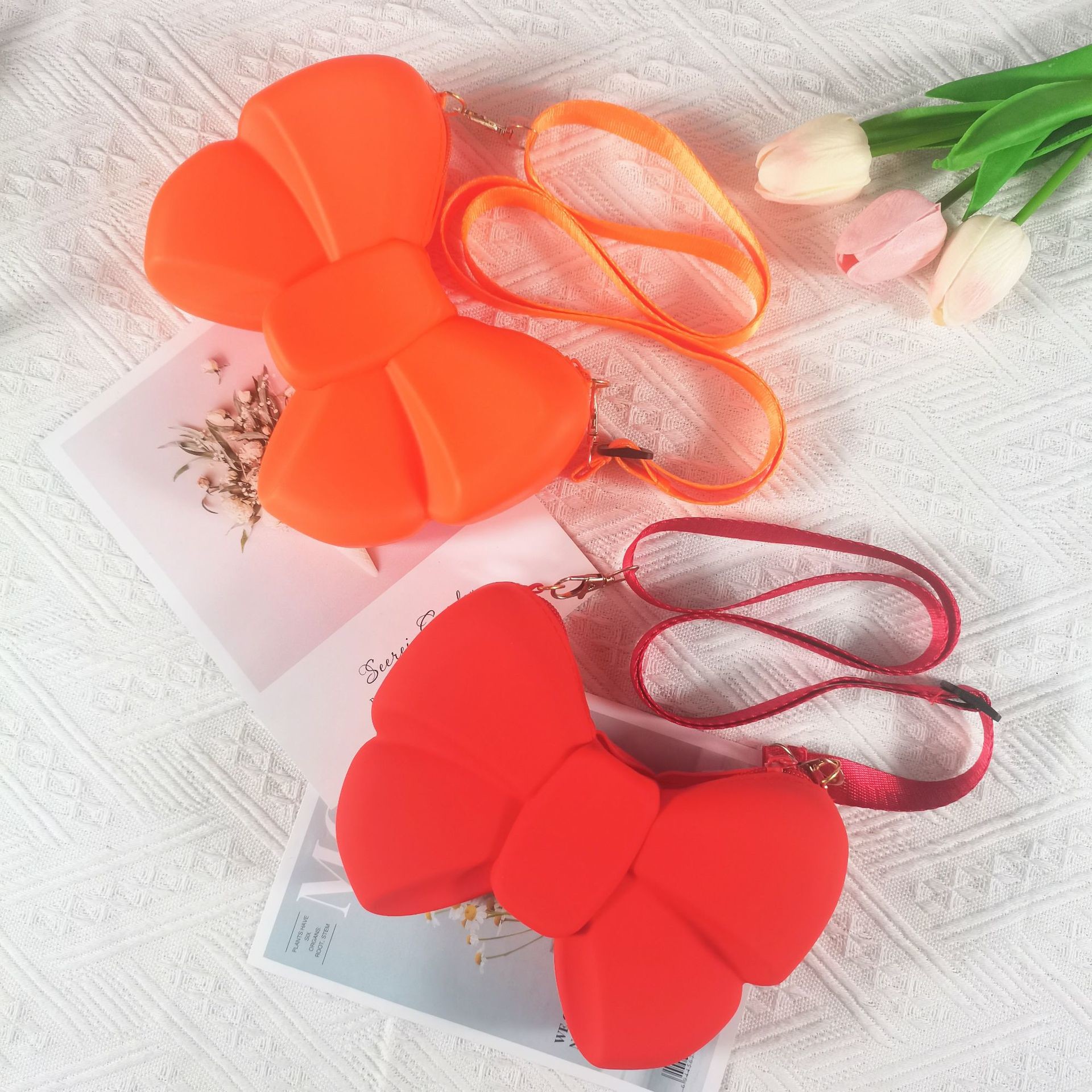 Silicone Pencil Case For Kid Large Capacity Pencil Pouch Aesthetic Pen Bag School Office Stationery Organizer Makeup Bag