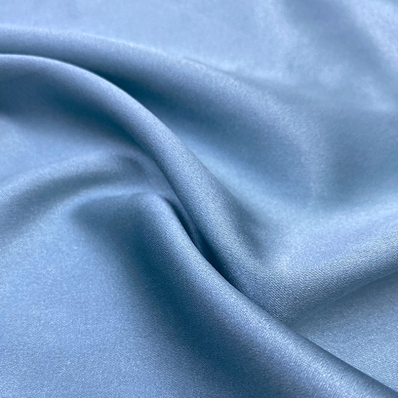 Dyeable Stretch 95% Mulberry Silk 5% Spandex Silk Chiffon Fabrics 100gsm