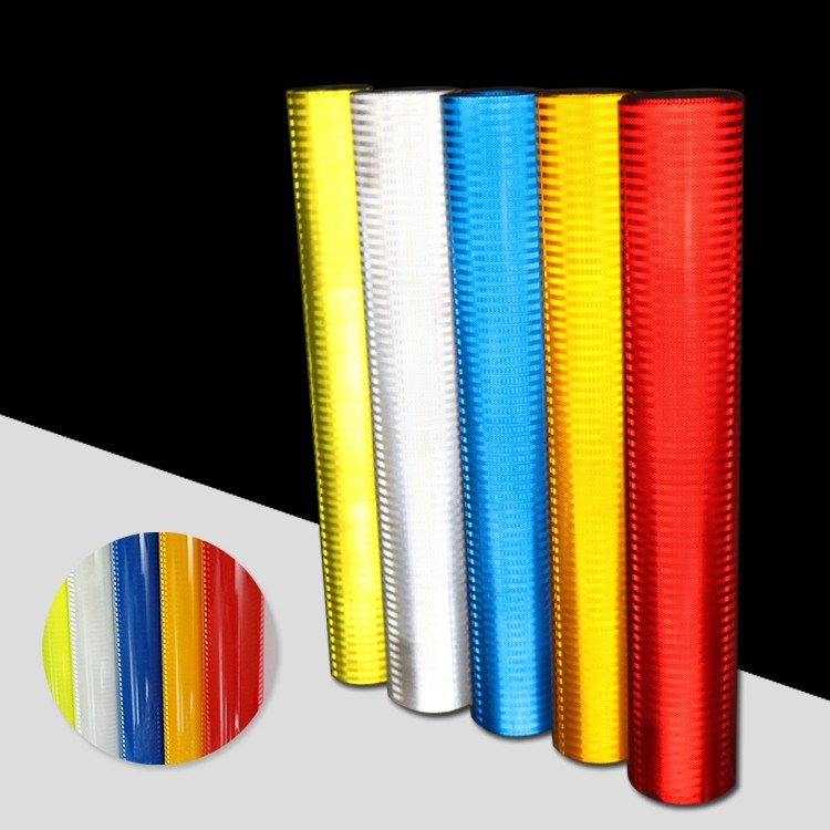 Micro Prismatic Reflective Sheeting Film Reflective Vinyl Red High Intensity Visibility