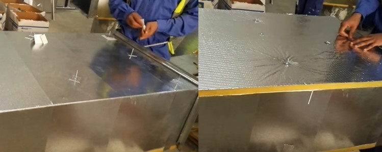 90mm Galvanized Steel Stick Pins Fixing Pre Formed Insulation Material To Metal Duct