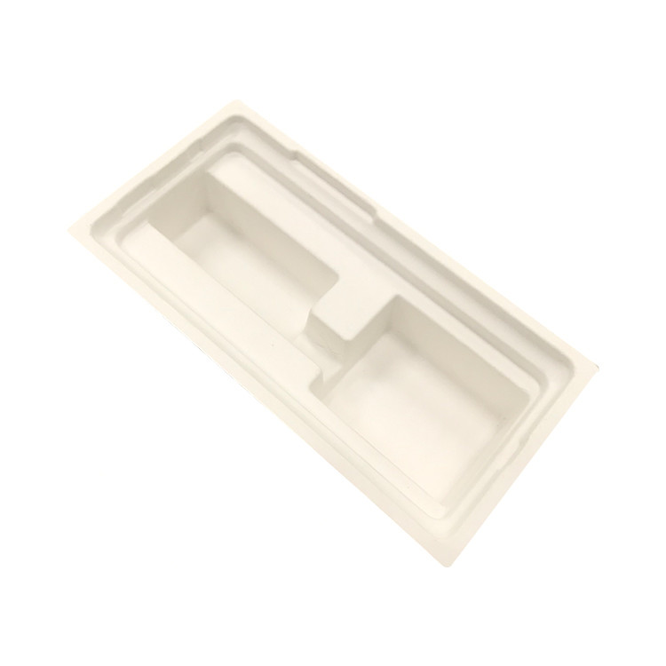 Custom Wet Press Pulp Packaging Service Eco Friendly Paper Inner Tray Packaging