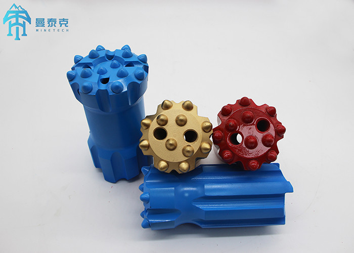 Top Hammer 76mm T45 Retract Button Bit Cemented Carbide Mining Tool