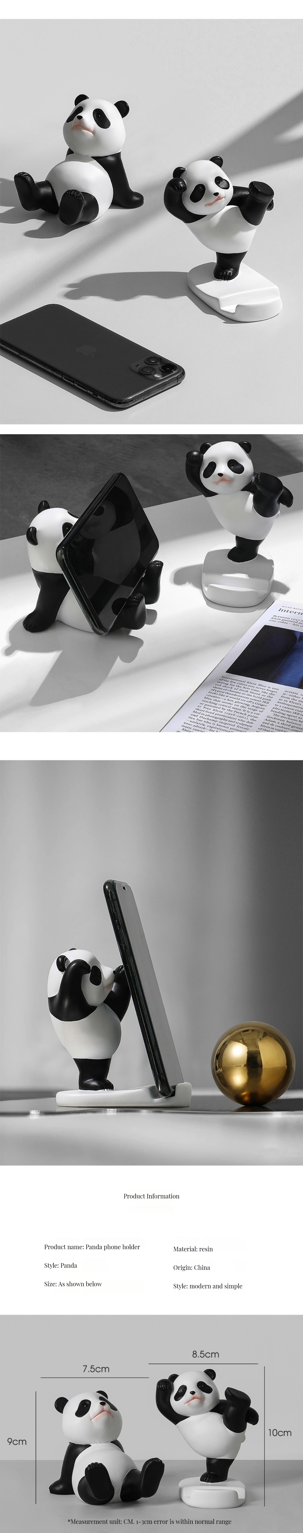 Adjustable Resin Holder for Desk Wall Usage Commercial Buyer Souvenir Stores