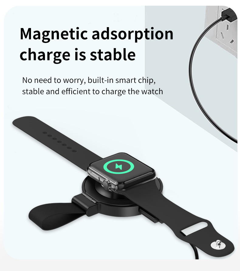 2 In 1 Foldable Mini Magnetic Finger Ring Wireless Charger with ABS PC Aluminum Alloy Material
