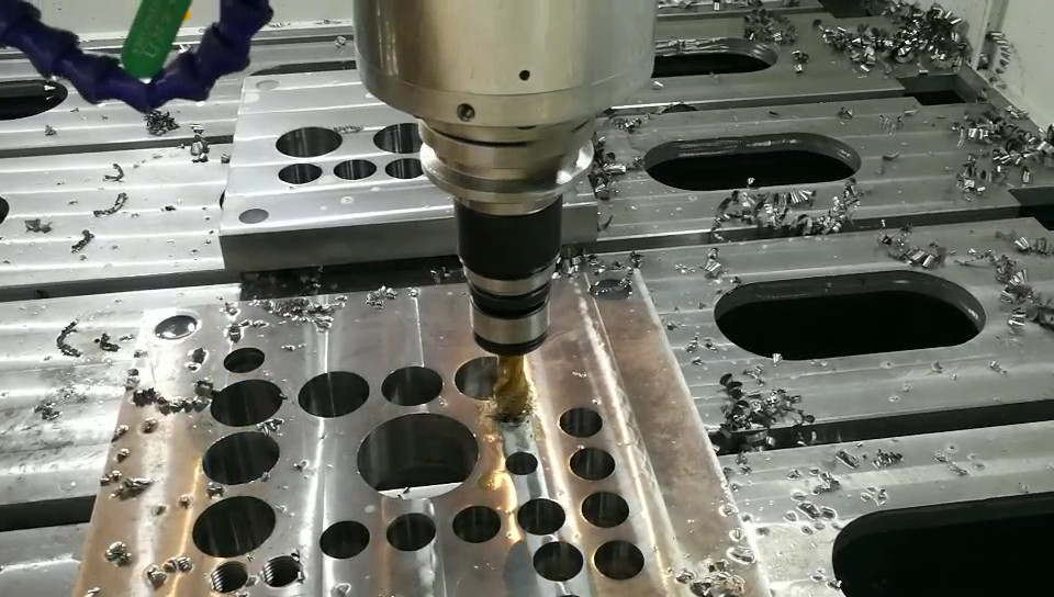 Durable High Speed CNC Metal Plate Drilling Tapping and Milling Machine Stable Working