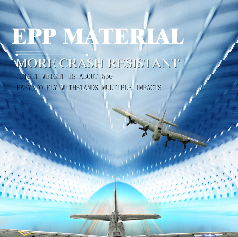 State of Assembly Ready-to-Go Foam Glider Toy Gift Toys Fx-817 Aircraft Model B17 Bomber Outdoor Remote Control Fixed-wing