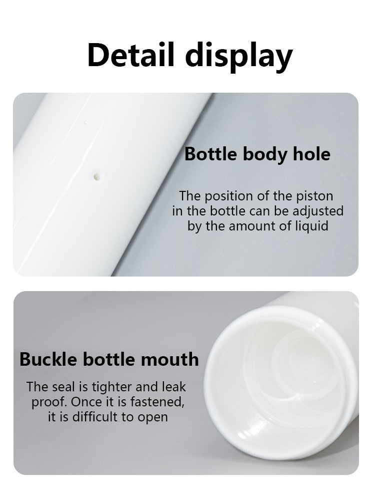 10ml*2/15ml*2/20*2ml Customized Color And logo Round Shape Airless Bottle UKA59