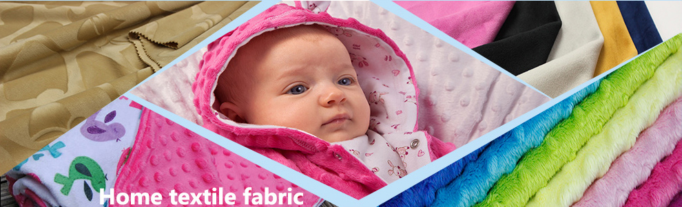 Superior quality polyester FDY plush warm knit fabric 170gsm~250gsm 28s/32s