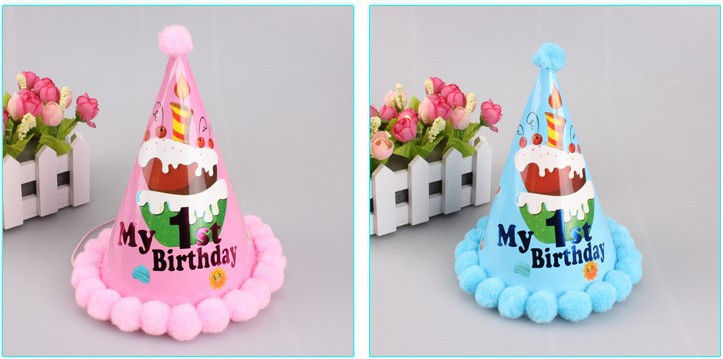 Party decorated hat, children's festive hat