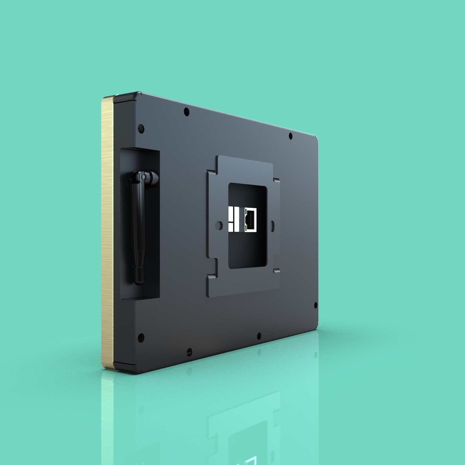 JP187 8-Inch Wall-Mounted Full-Metal Touch All-in-One Machine 10-Point Touch Full-Lamination Technology