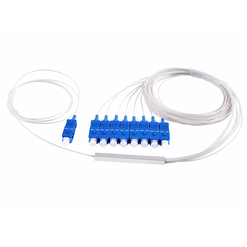 LC - SC UPC 1*N 2*N 1X8 Mini Steel Fiber Optic Splitter
