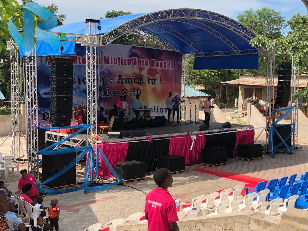 Global Milos Aluminum Roof Truss Lighting Tower For Fashion Show / Exhibition
