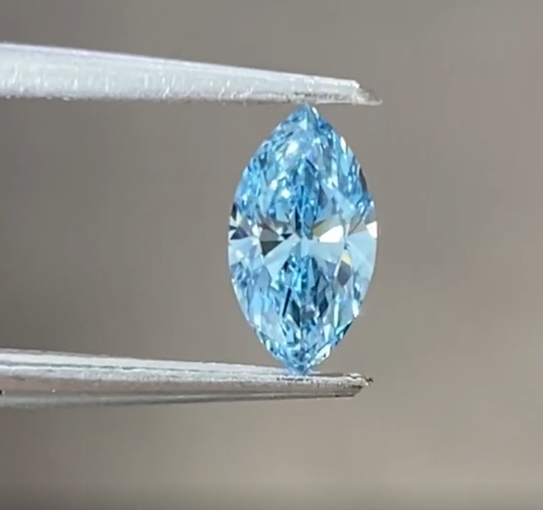 High Clarity VS2 Fancy Color Diamond Marquise Decorative Jewelry