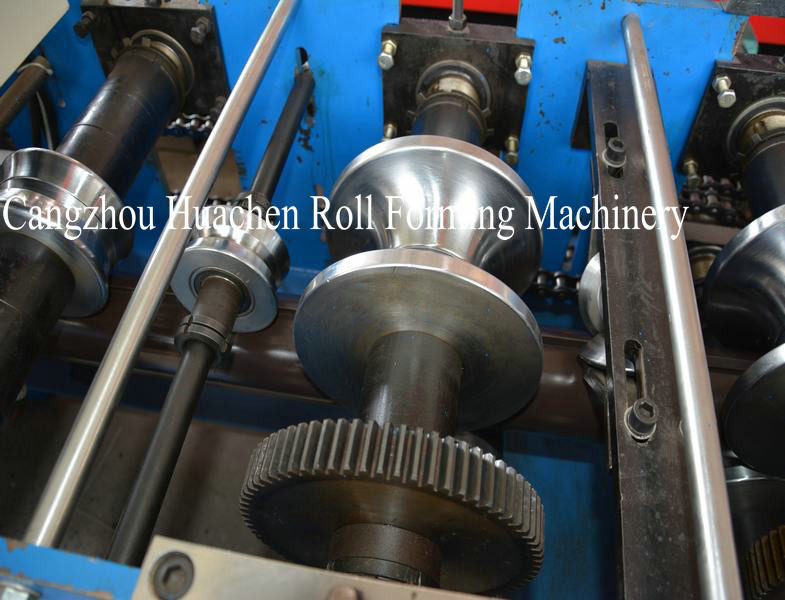 3" * 4" Rectangular Rainspout Roll Forming Machine for Rainwater Downpipe / Water Pipe