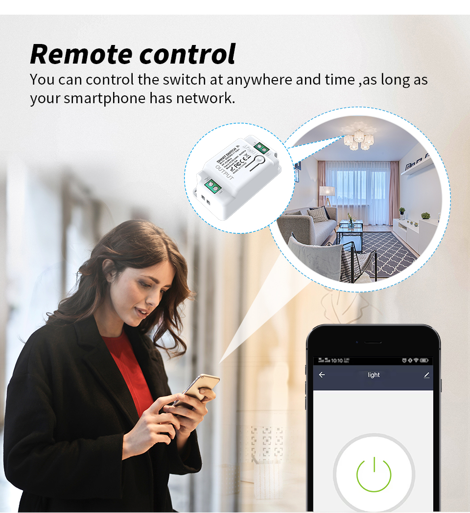 Tuya Smart Wireless WIFI Switch Video Doorbell Camera