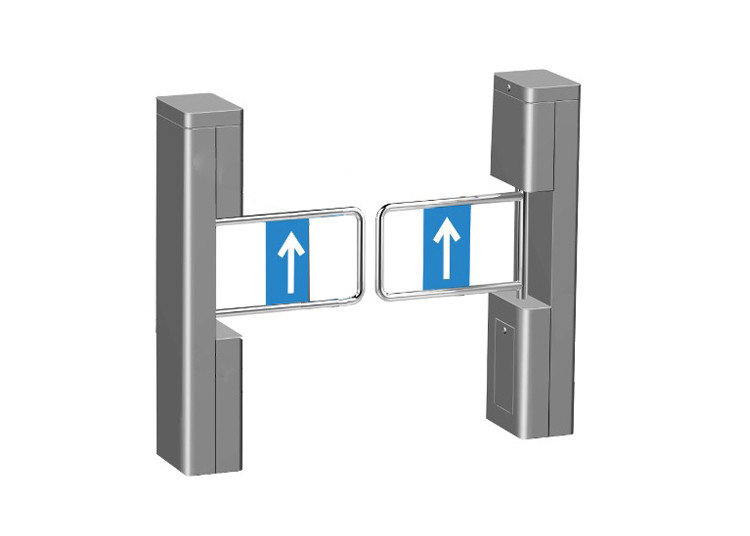40person/min 100W SS304 Access Control Swing Gate