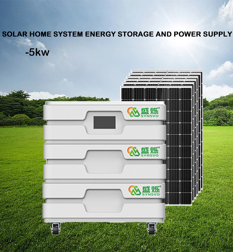 5000Wh Off Grid Solar 10kw Complete Inverter Power System For Home