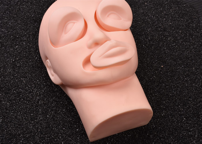Tattoo Microblading Practice Skin 3D Head Model For PMU Fake Tattoo Skin