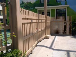 Buy cheap Custom WPC Outdoor Fence Door for Garden and Wood Plastic Composite Railing product