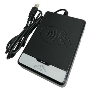 Portable 2 SAM Slots Contactless IC Card Reader With External Indicators LED