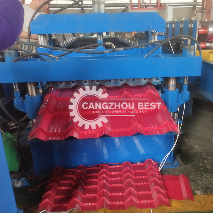 Steel Profile Double Layer Roll Forming Machine Roofing Tiles IBR Corrugated Sheets Making