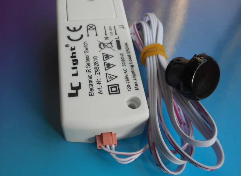 Time Infrared Sensor Light Switch , Customized Fission Infrared Switch Bathroom