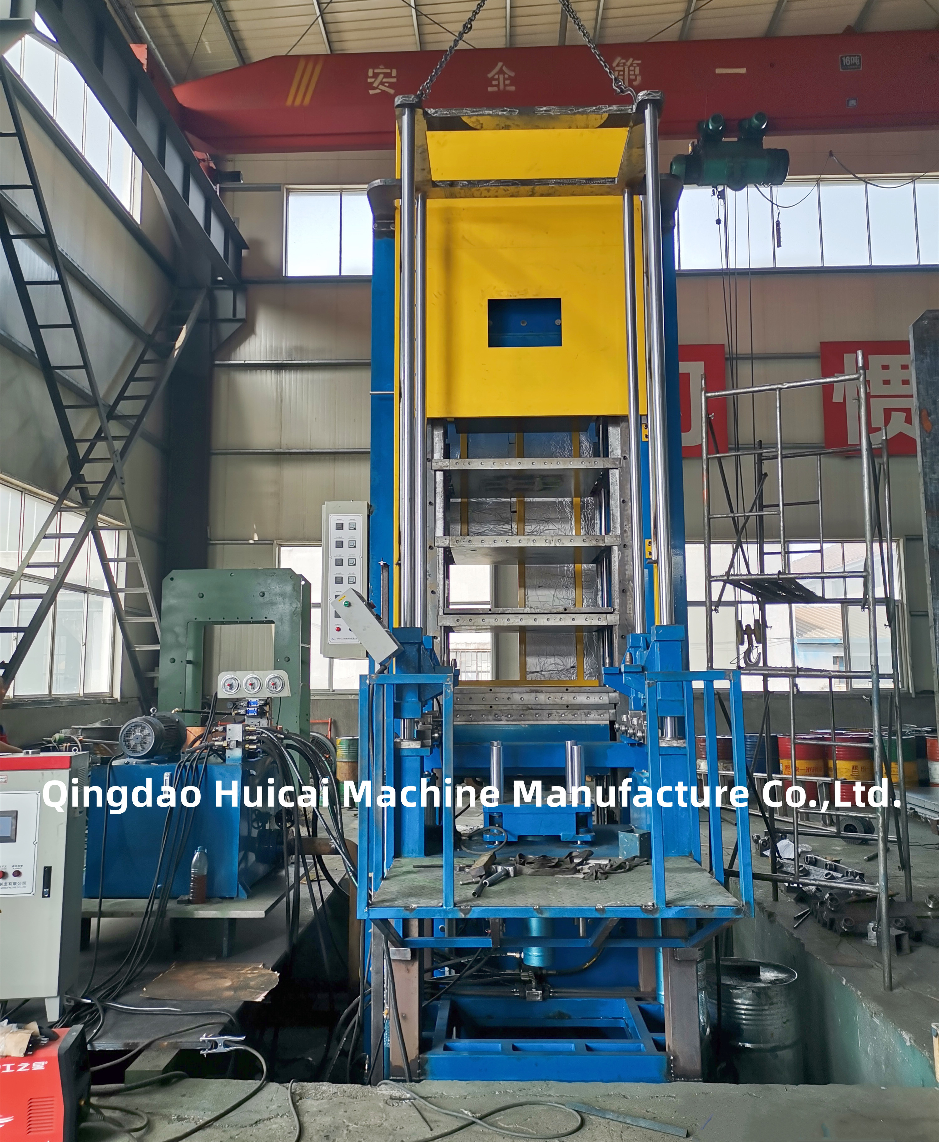 Solid Tire Press Machine for Forklift in Plate Size 1000x1000mm and Weight 20000 KG