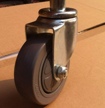 wire shelving caster 3 inch 4 inch 5 inch high