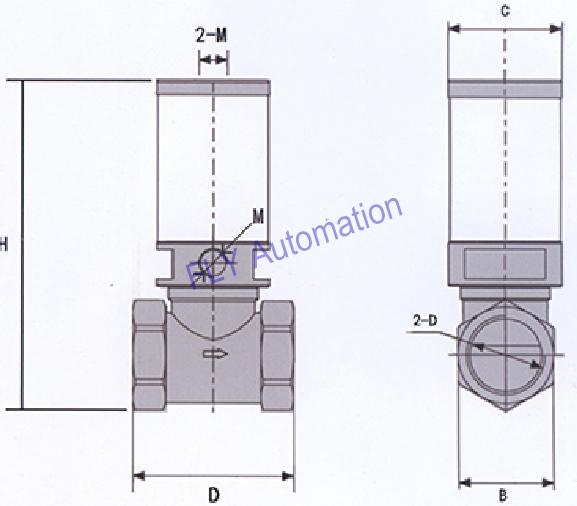 Q22HD-32 1 1/4" DN32  2/2 Way Pneumatic Tube Valve Air Control Valve Actuator Brass Valve