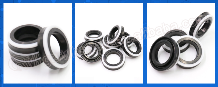 Hydraulic Cylinder Piston Rod Seals OUY 0.5 Bar Max For Excavator