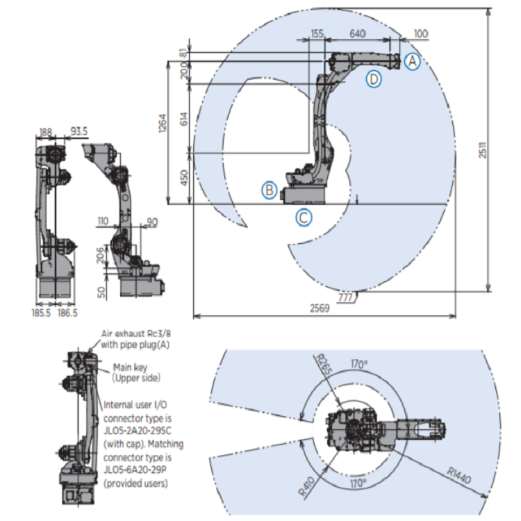 GP12 Used Yaskawa Robot Industrial Robot Controller For material Welding And Handing