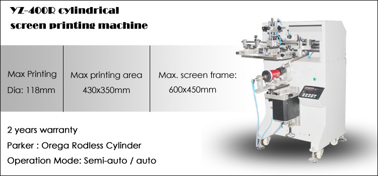 YZ-400R round oil filter automatic pneumatic screen printing machine price