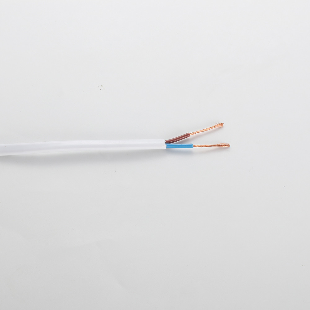 Heatproof Anti Alkali 3 Core Flat Wire , Straight PVC Flat Conductor Cable