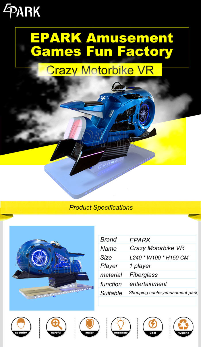Sheet Metal 9D VR Racing Motor Simulator Game Machine Deepoon E3 Glasses