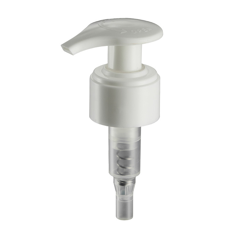 28/410 Spring Ribbed Lotion Pump Dispenser Black White Lotion Dispenser Pump Head