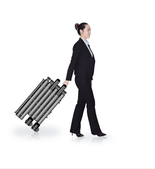 Portable Folding Walk Through Metal Detector 24 detection zones For Sports / Event / Concert
