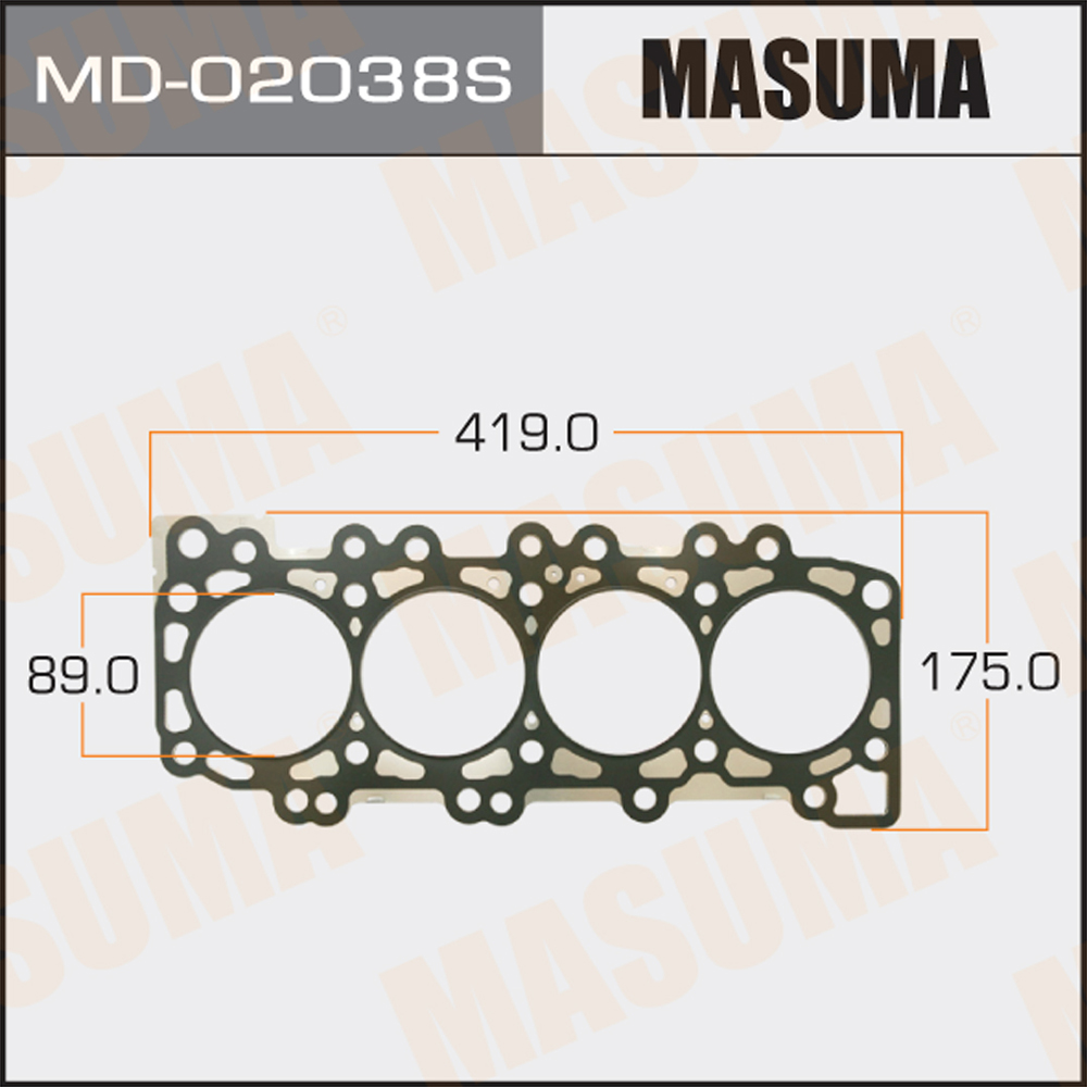 Nissan Car Fitment MASUMA 0.80mm Pressure Cylinder Head Gasket for PATHFINDER YD25DDTI