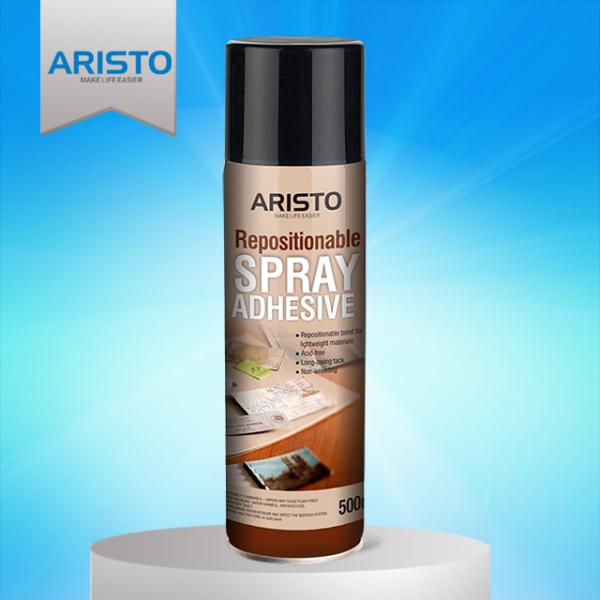 600ml Waterproof Aristo Textile Spray Adhesive Non Yellowing