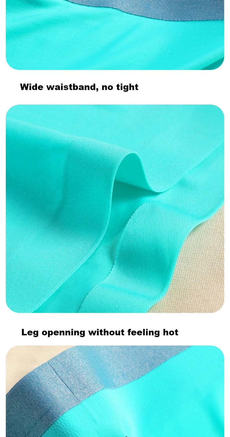 7xl 6xl 5xl Customizable Extra Large Mens Boxer Shorts Underwear Ice Silk Antibacterial Ultra Thin Summer Brief