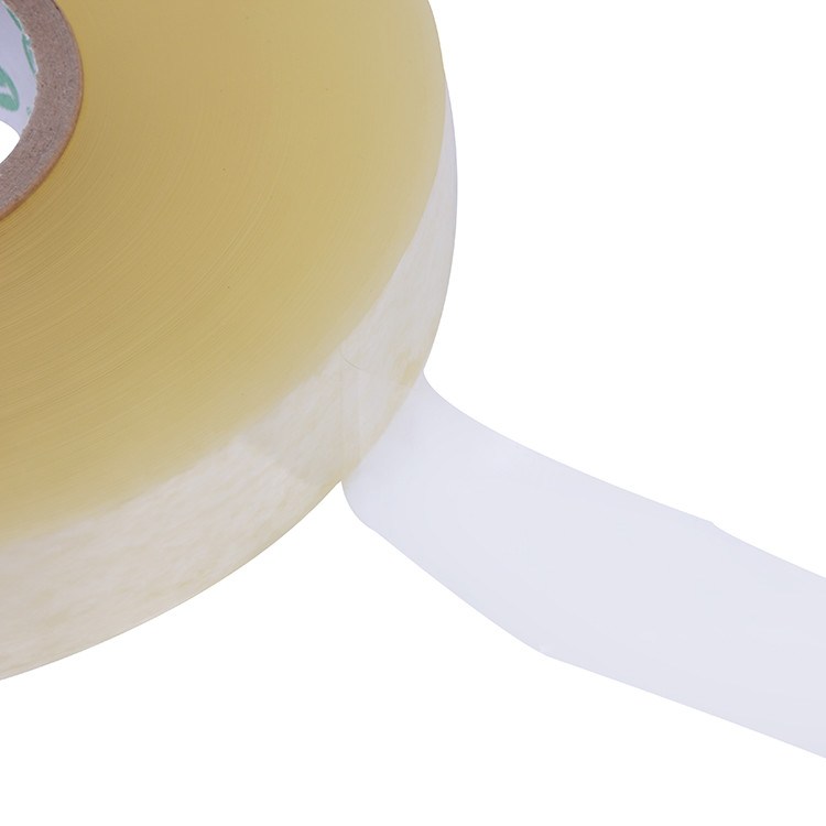 Clear Transparent Plastic Wrap / Stretch Packing Roll OD 65mm 50mm Width 0.03mm Thickness