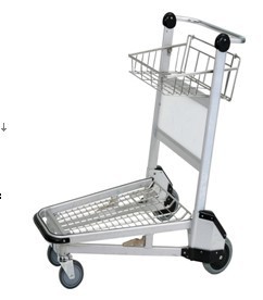 BSCI approved Brake Airport Luggage Trolley, Airport Trolley Airport Passenger Baggage Luggage Shopping Cart Trolley