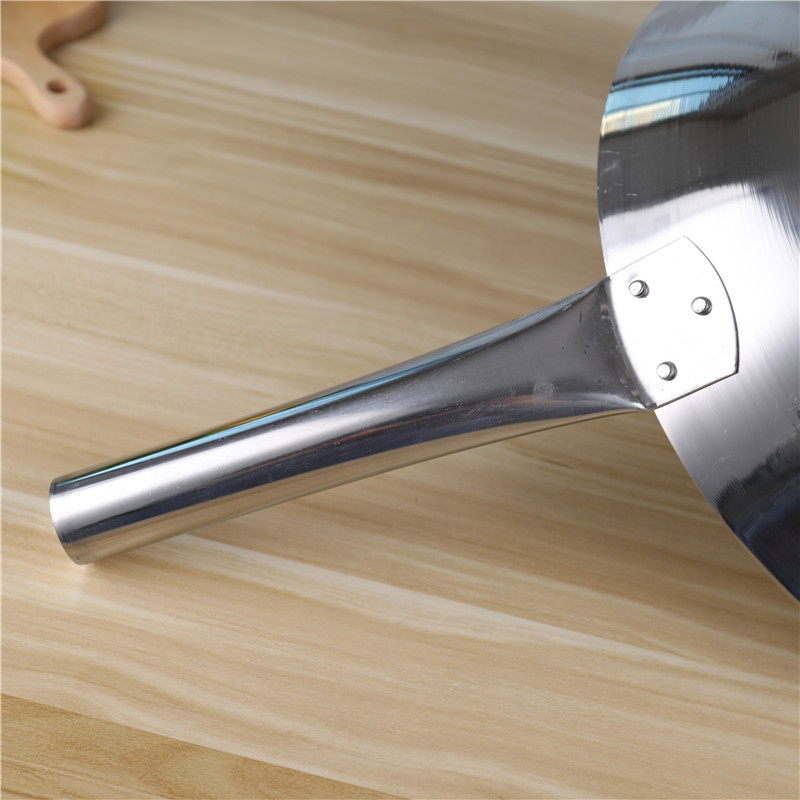 Single Handle Stovetop Frying Pan Non Stick Stainless Steel
