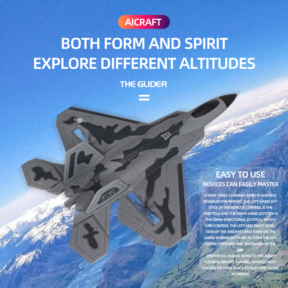 2.4g Glider Rc Drone Su35 Fixed Wing Airplane Hand Throwing Foam Dron Electric Remote Control Outdoor Rc Plane Toys Rtf F22