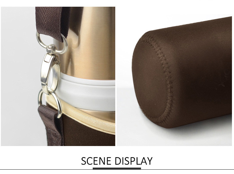 Portable Holder Strap Neoprene Cooler Insulated Bottle Sleeve