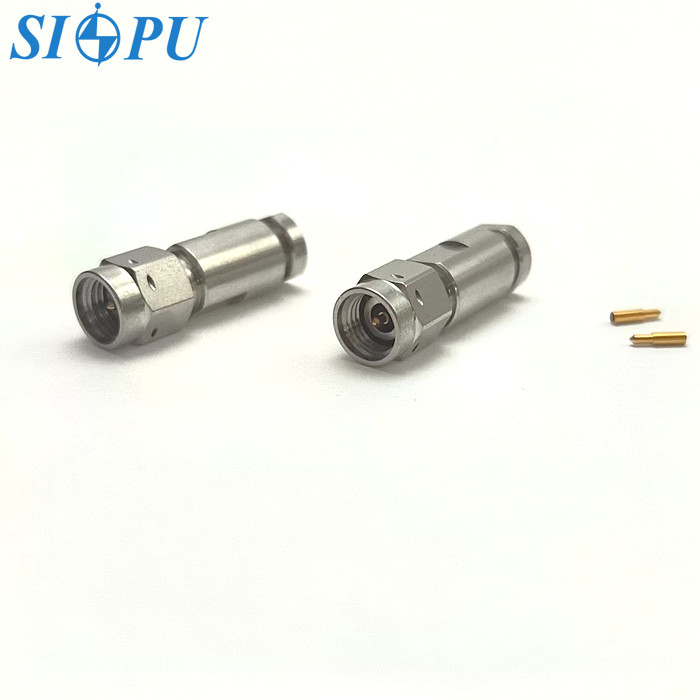 2.92 Male stainless steel high salt spray RF coaxial connector for FSE-360 cable connection