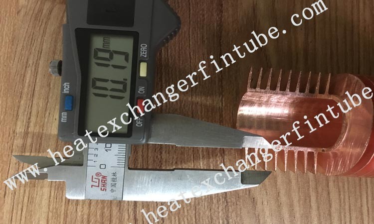 Extrusion HIGH Fin heating coils ,11FPI extruded HIGH fin tube