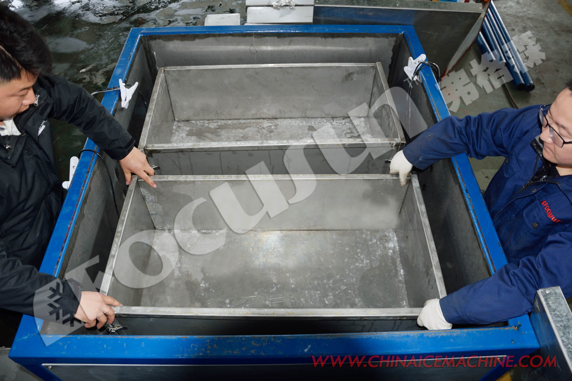 2 Ton Direct Refrigeration Transparent Block Ice Machine with and Easy Operation