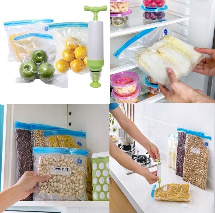 vacuum sealer storage bag Heat seal laminated transparent vacuum plastic food packing bags for sausage, BAGPLASTICS. BAG